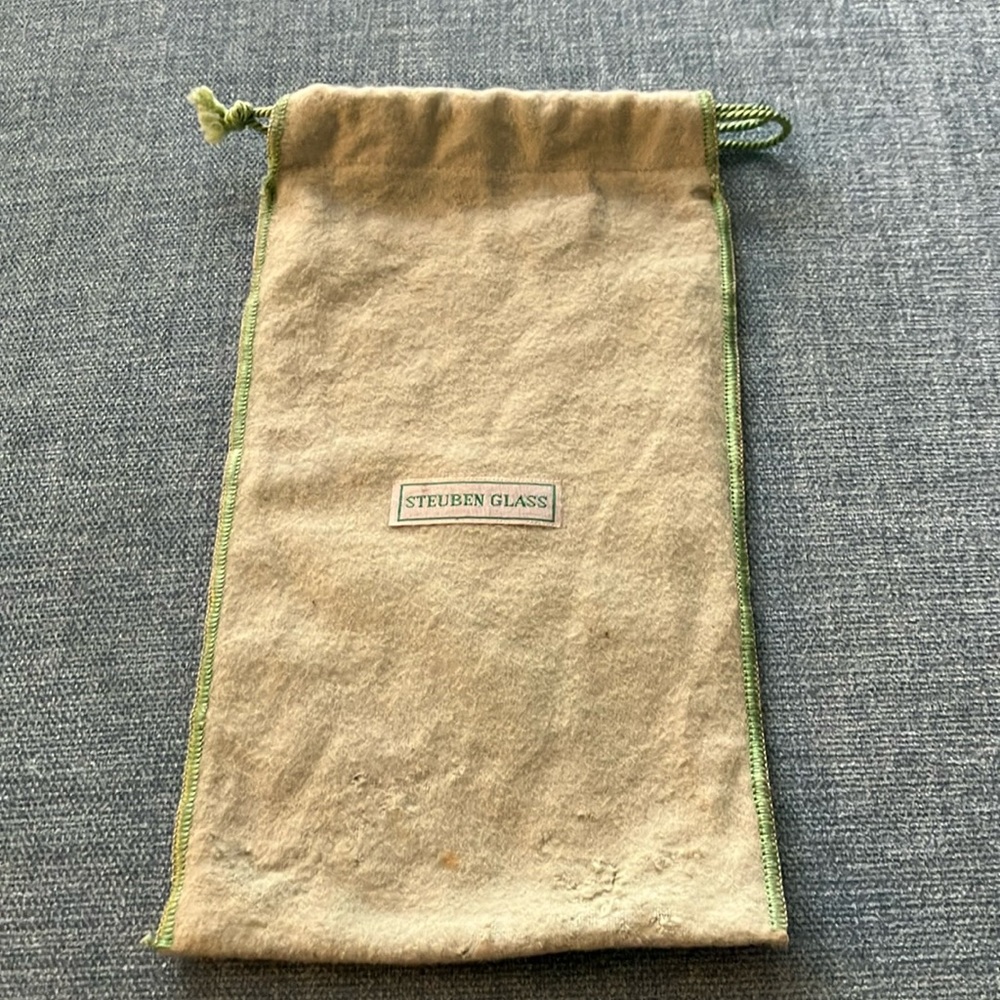 Steuben Glass Drawstring Dust Bag
